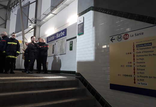 Visite Elysée / BSPP - Division de Lezay